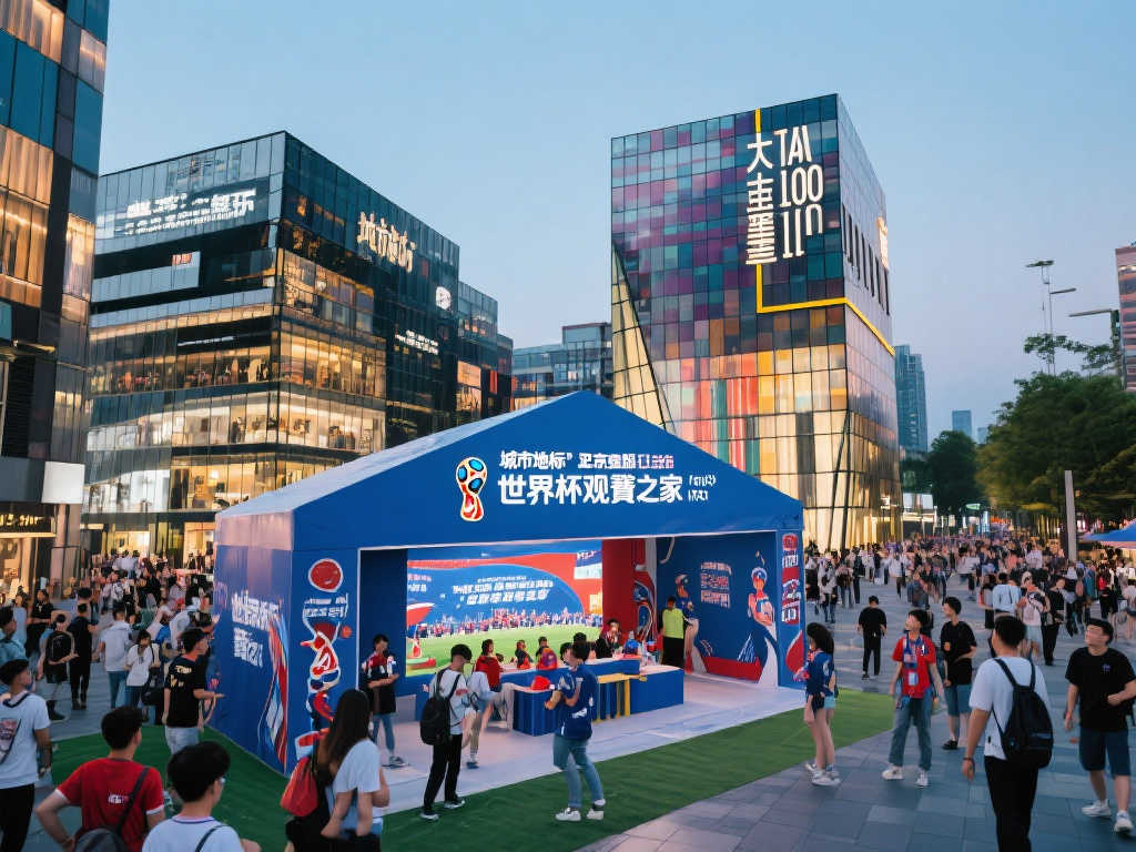 体彩打造‘世界杯观赛之家’,城市地标焕新登场 体彩打造‘世界杯观赛之家’,城市地标焕新登场